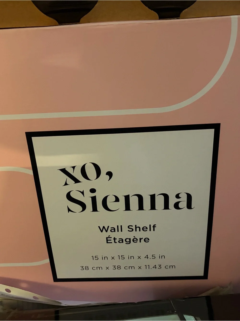 Pink Wall Shelf - Elegant Wall Decor